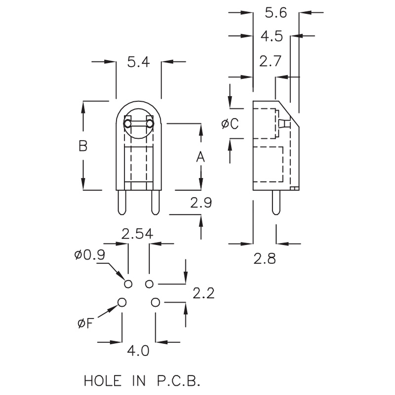 LED Lens Holder LS-LG3-6T